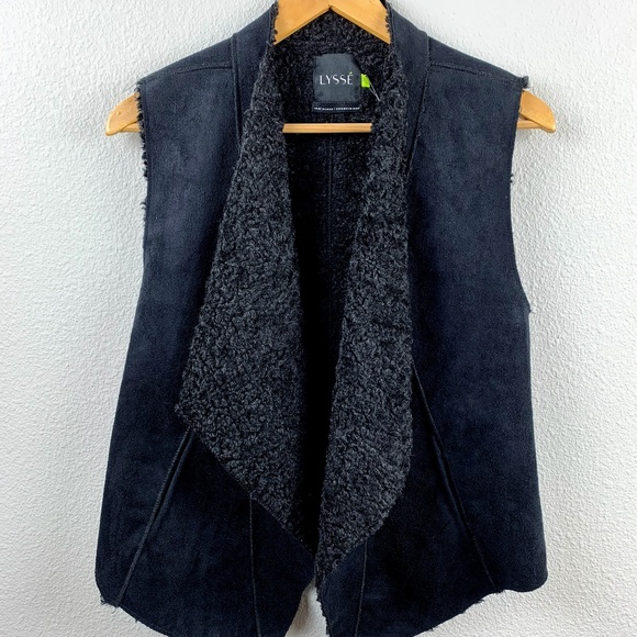 NWT Lysse Faux Fur And Suede Vest - Picture 1 of 4